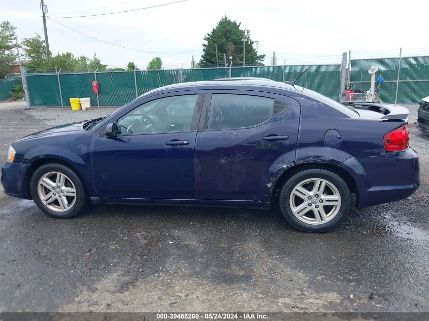 2013 Dodge Avenger Se V6 VIN: 1C3CDZAG9DN582680 Lot: 39485260