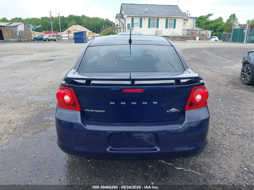 2013 Dodge Avenger Se V6 VIN: 1C3CDZAG9DN582680 Lot: 39485260