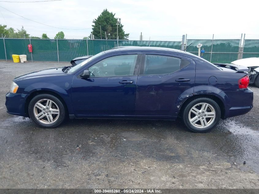 2013 Dodge Avenger Se V6 VIN: 1C3CDZAG9DN582680 Lot: 39485260