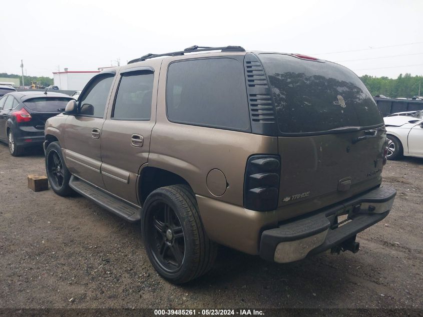 2004 Chevrolet Tahoe Lt VIN: 1GNEC13T44R175868 Lot: 39485261