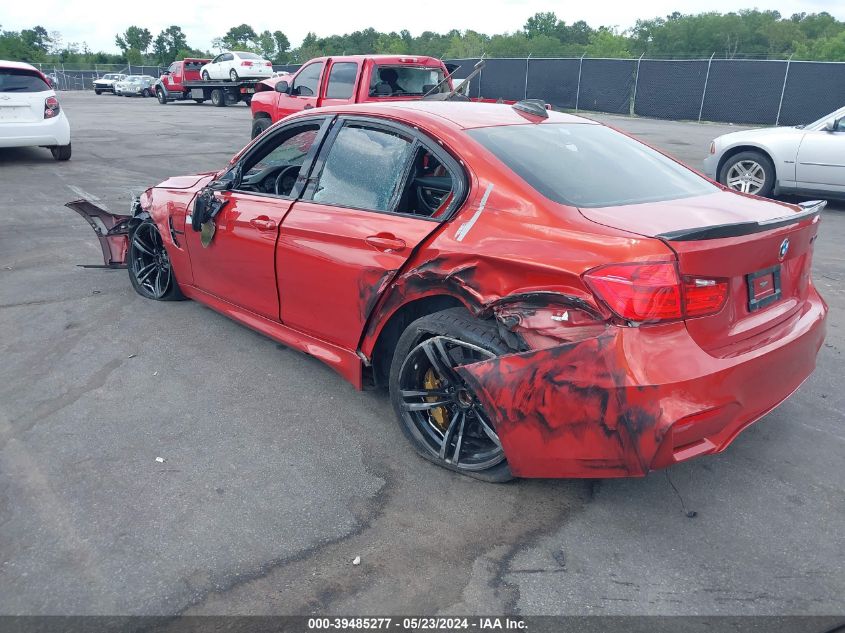 2015 BMW M3 VIN: WBS3C9C58FP805219 Lot: 39485277