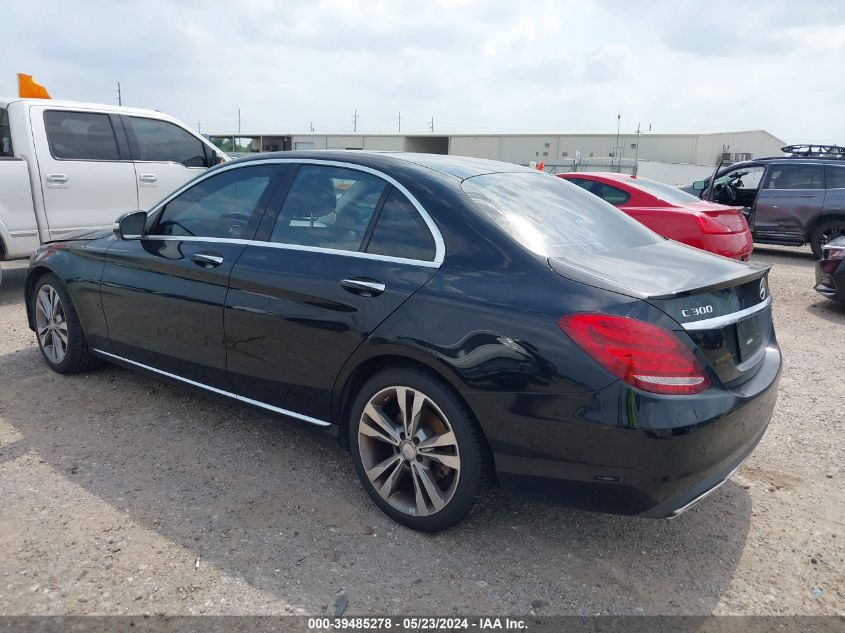 2015 Mercedes-Benz C 300 Luxury/Sport VIN: 55SWF4JB5FU092344 Lot: 39485278