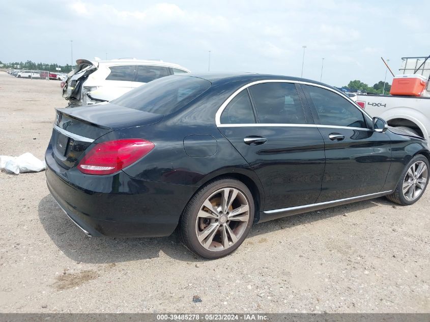 2015 Mercedes-Benz C 300 Luxury/Sport VIN: 55SWF4JB5FU092344 Lot: 39485278