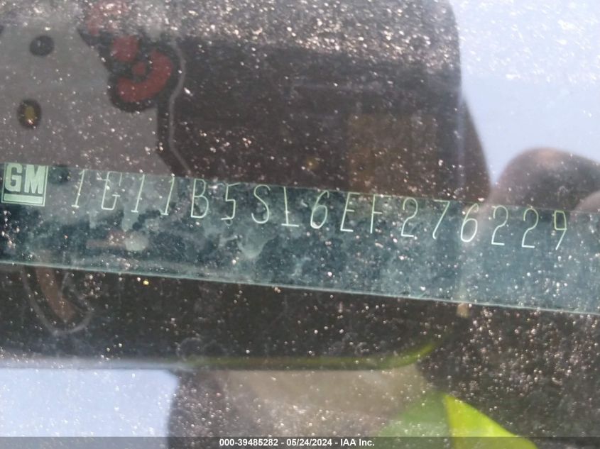 2014 Chevrolet Malibu 1Ls VIN: 1G11B5SL6EF276229 Lot: 39485282