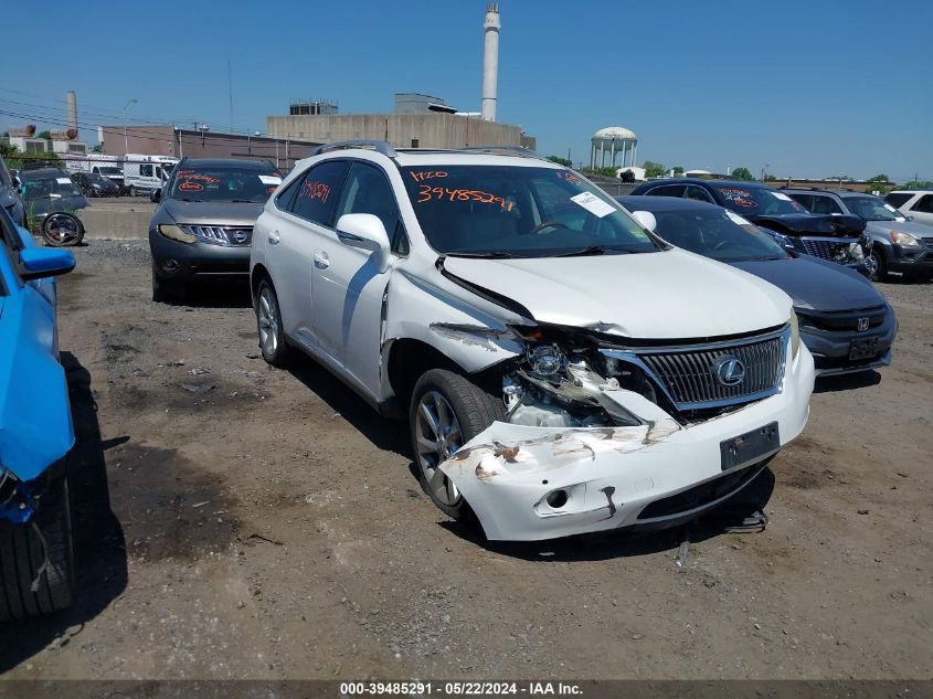 2010 Lexus Rx 350 VIN: JTJZK1BA0A2001651 Lot: 39485291