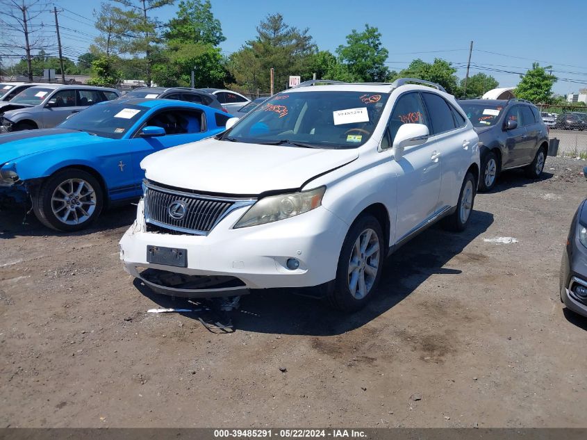 2010 Lexus Rx 350 VIN: JTJZK1BA0A2001651 Lot: 39485291