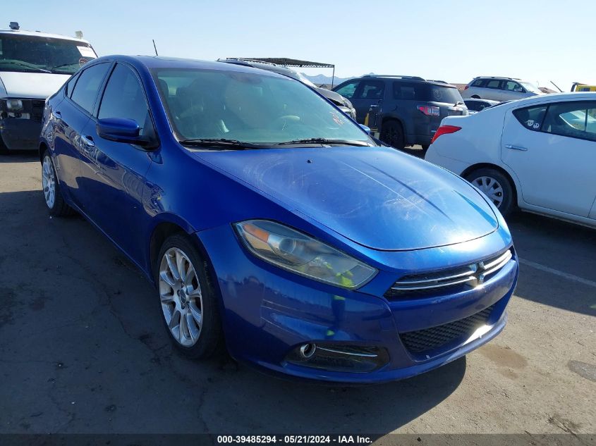 2013 Dodge Dart Limited VIN: 1C3CDFCH5DD296822 Lot: 39485294