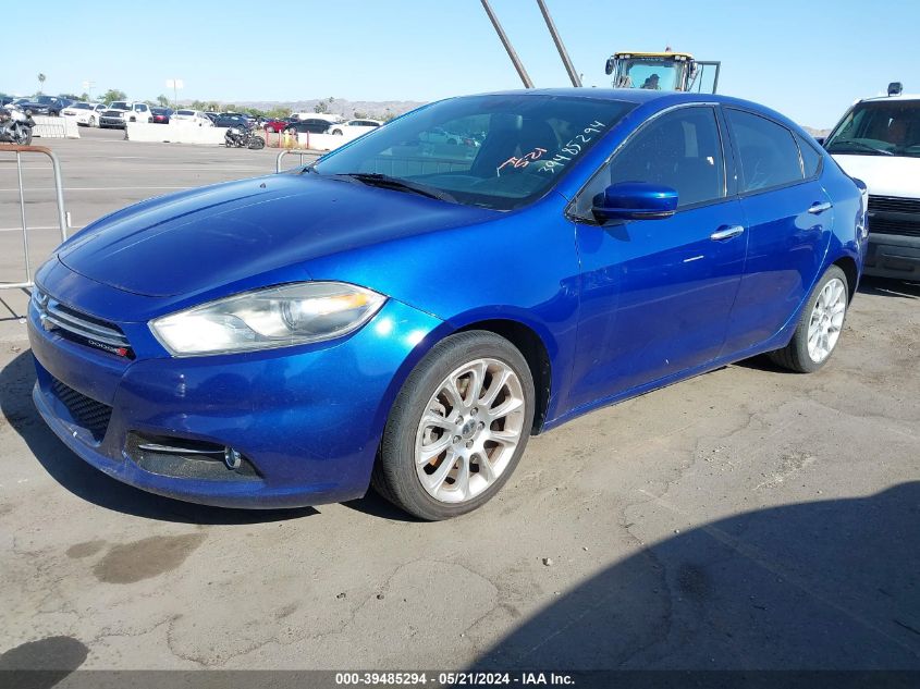 2013 Dodge Dart Limited VIN: 1C3CDFCH5DD296822 Lot: 39485294