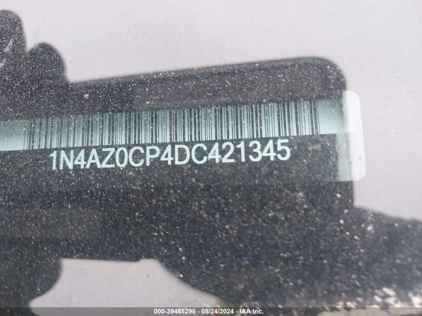 2013 Nissan Leaf S VIN: 1N4AZ0CP4DC421345 Lot: 39485298
