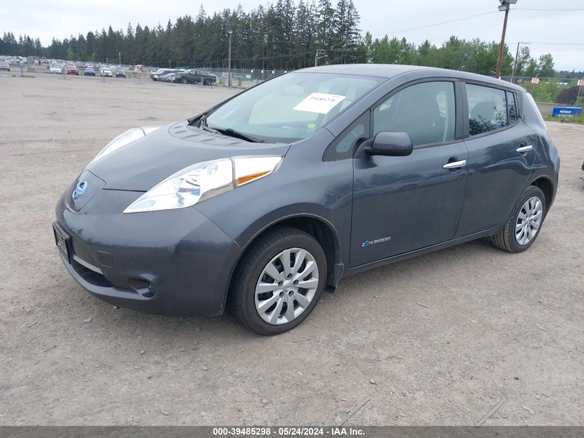 2013 Nissan Leaf S VIN: 1N4AZ0CP4DC421345 Lot: 39485298