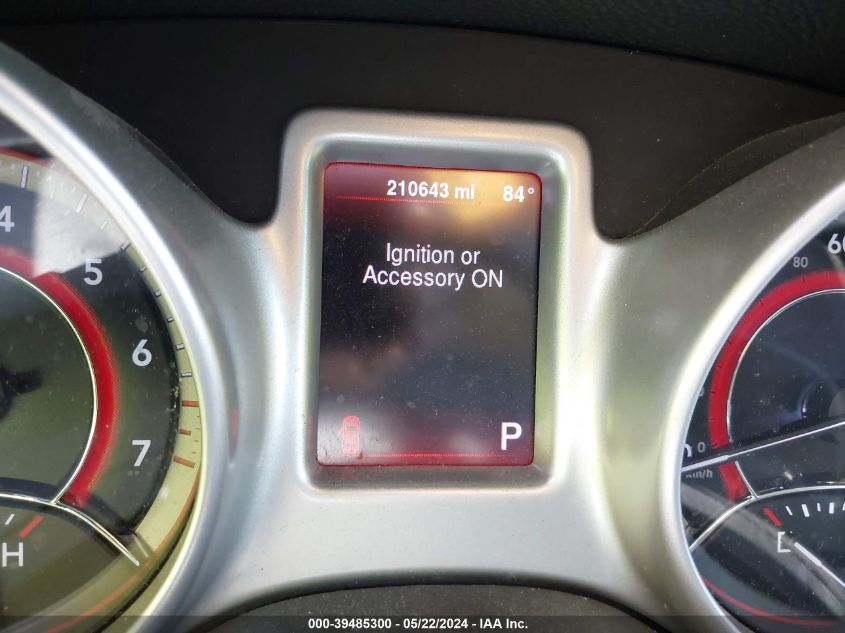 2013 Dodge Journey Se VIN: 3C4PDCABXDT587580 Lot: 39485300