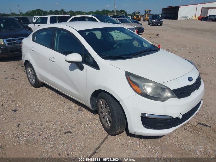 2016 Kia Rio Lx VIN: KNADM4A35G6663459 Lot: 40123158