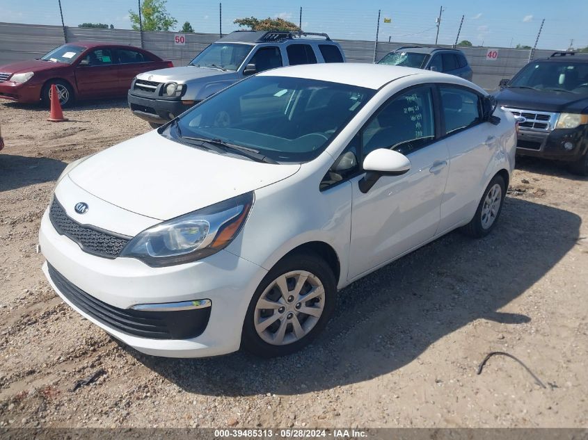 2016 Kia Rio Lx VIN: KNADM4A35G6663459 Lot: 40123158