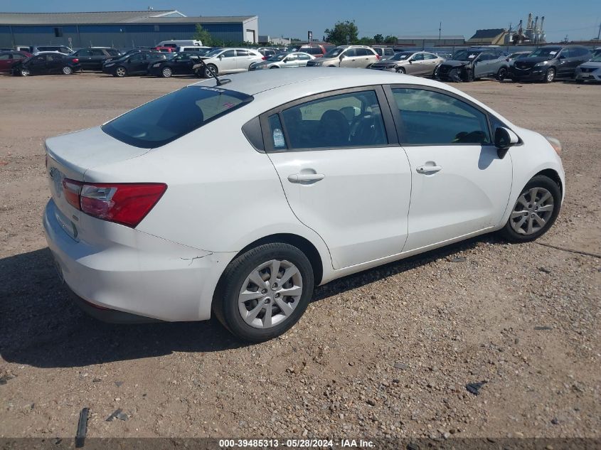 2016 Kia Rio Lx VIN: KNADM4A35G6663459 Lot: 40123158