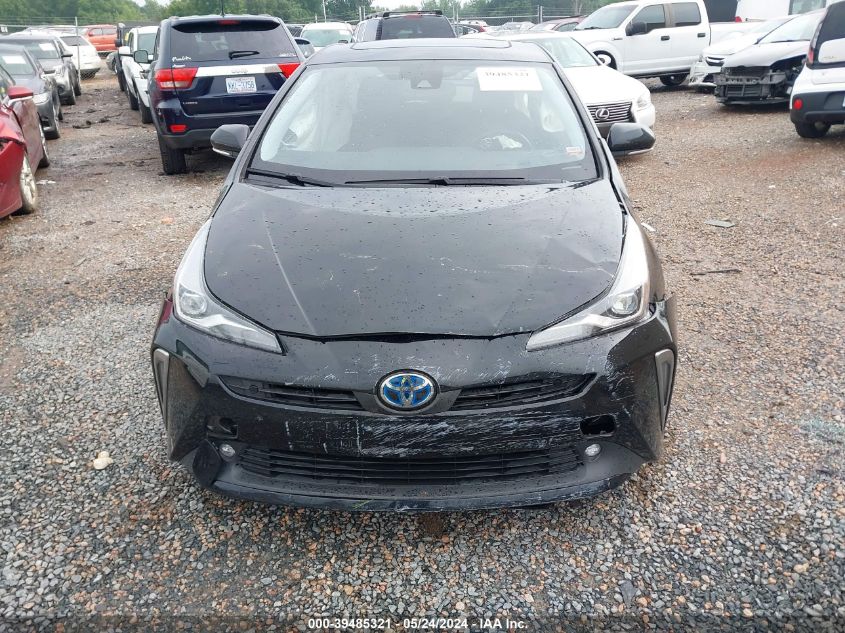 2022 Toyota Prius Xle VIN: JTDKAMFU5N3171629 Lot: 39485321
