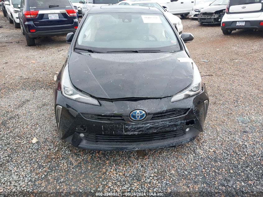 2022 Toyota Prius Xle VIN: JTDKAMFU5N3171629 Lot: 39485321