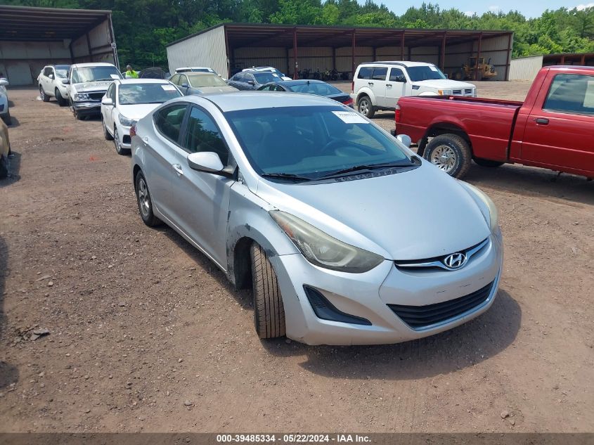 2015 Hyundai Elantra Se VIN: 5NPDH4AE9FH590044 Lot: 39485334