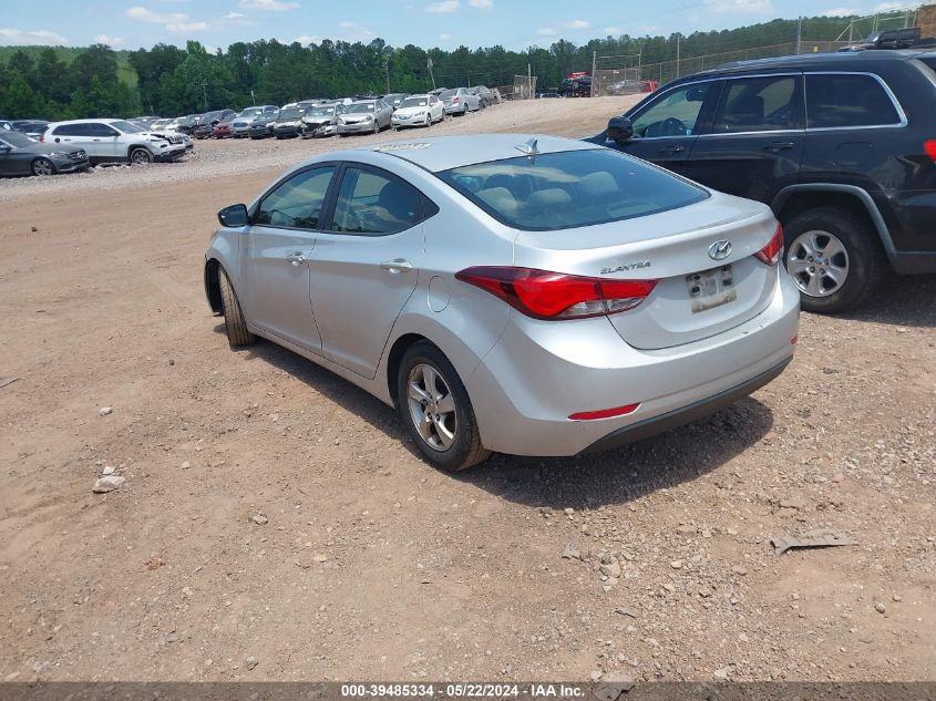 2015 Hyundai Elantra Se VIN: 5NPDH4AE9FH590044 Lot: 39485334