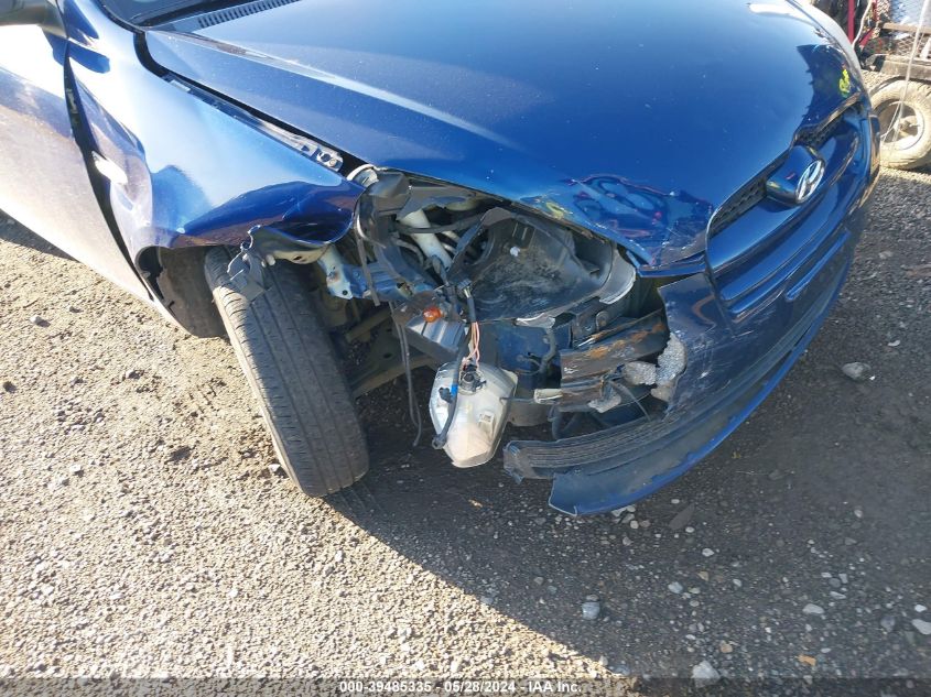 2010 Hyundai Accent Blue/Gs VIN: KMHCM3AC8AU162766 Lot: 39485335