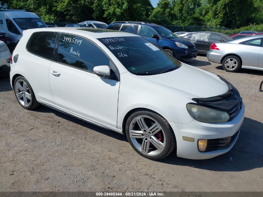 2010 Volkswagen Gti 2-Door VIN: WVWFV7AJ9AW260777 Lot: 39485344