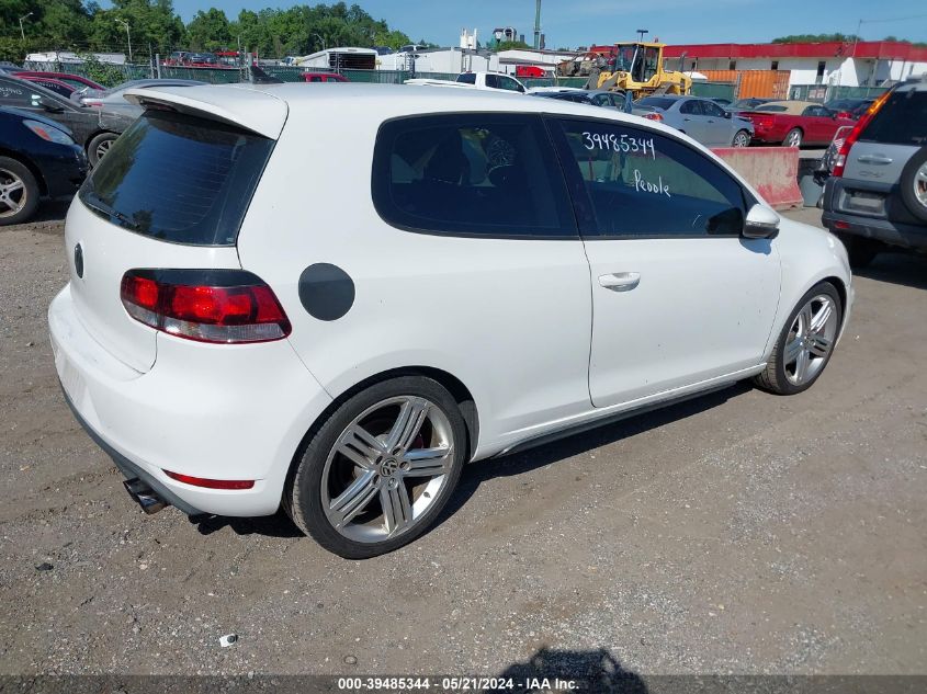 2010 Volkswagen Gti 2-Door VIN: WVWFV7AJ9AW260777 Lot: 39485344