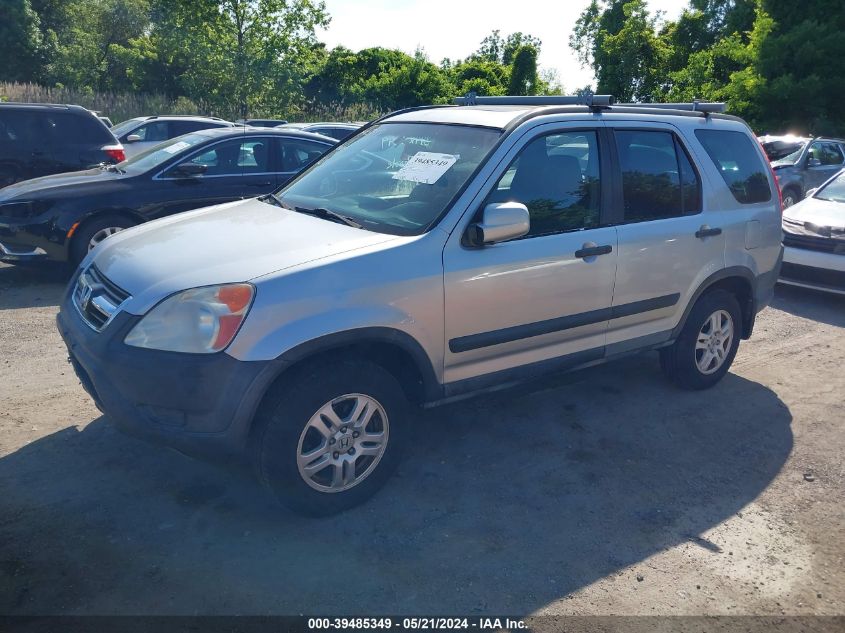 2002 Honda Cr-V Ex VIN: SHSRD78842U000109 Lot: 39485349