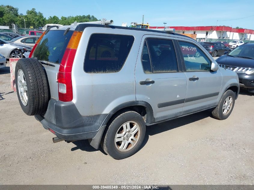 2002 Honda Cr-V Ex VIN: SHSRD78842U000109 Lot: 39485349