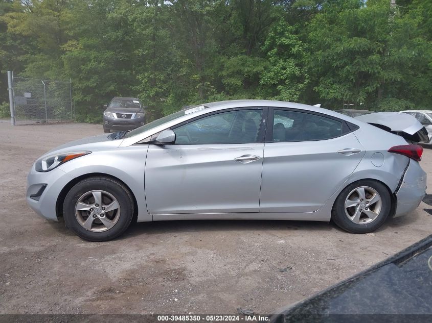 2014 Hyundai Elantra Se VIN: 5NPDH4AE7EH507449 Lot: 39485350