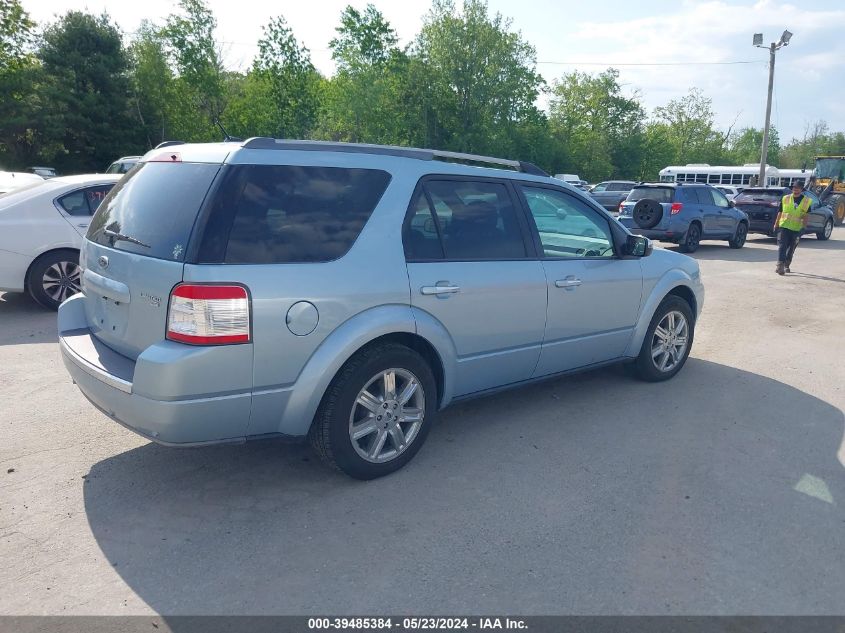 2008 Ford Taurus X Limited VIN: 1FMDK06W48GA40295 Lot: 39485384