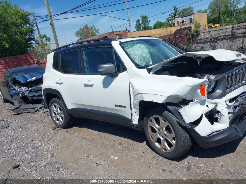 2020 Jeep Renegade Limited 4X4 VIN: ZACNJBD13LPL97491 Lot: 39485385