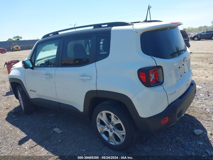 2020 Jeep Renegade Limited 4X4 VIN: ZACNJBD13LPL97491 Lot: 39485385