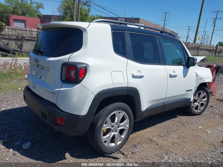 2020 Jeep Renegade Limited 4X4 VIN: ZACNJBD13LPL97491 Lot: 39485385