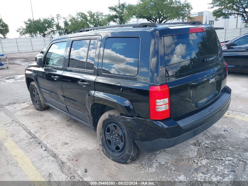 2015 Jeep Patriot Sport VIN: 1C4NJPBB5FD274998 Lot: 39485393