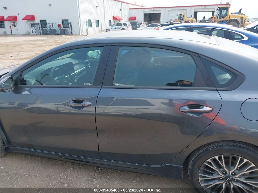 2022 Kia Forte Gt-Line VIN: 3KPF54AD5NE489644 Lot: 39485403