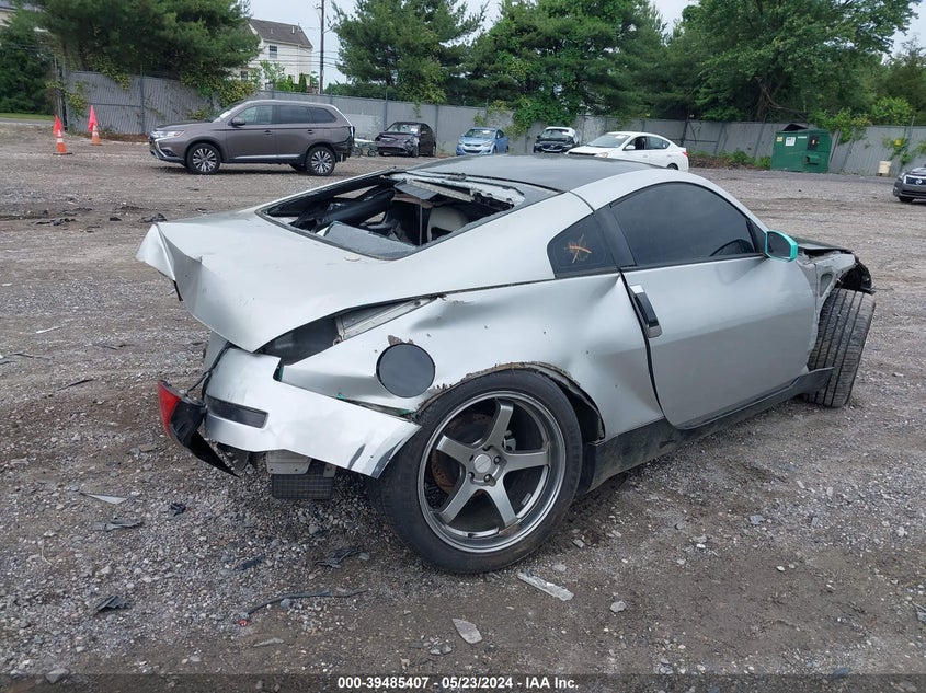 2004 Nissan 350Z Touring VIN: JN1AZ34DX4T150567 Lot: 39485407