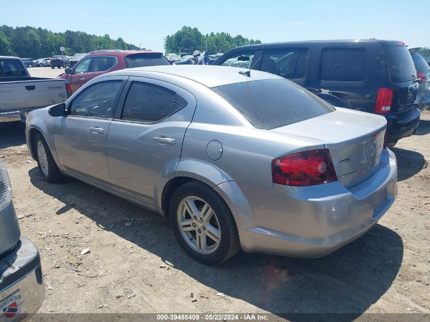 2013 DODGE AVENGER SXT - 1C3CDZCBXDN617521