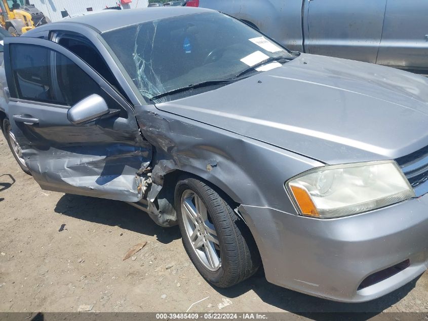 2013 Dodge Avenger Sxt VIN: 1C3CDZCBXDN617521 Lot: 39485409