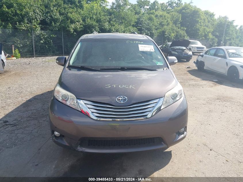 2013 Toyota Sienna Limited 7 Passenger VIN: 5TDDK3DC4DS053952 Lot: 39485433