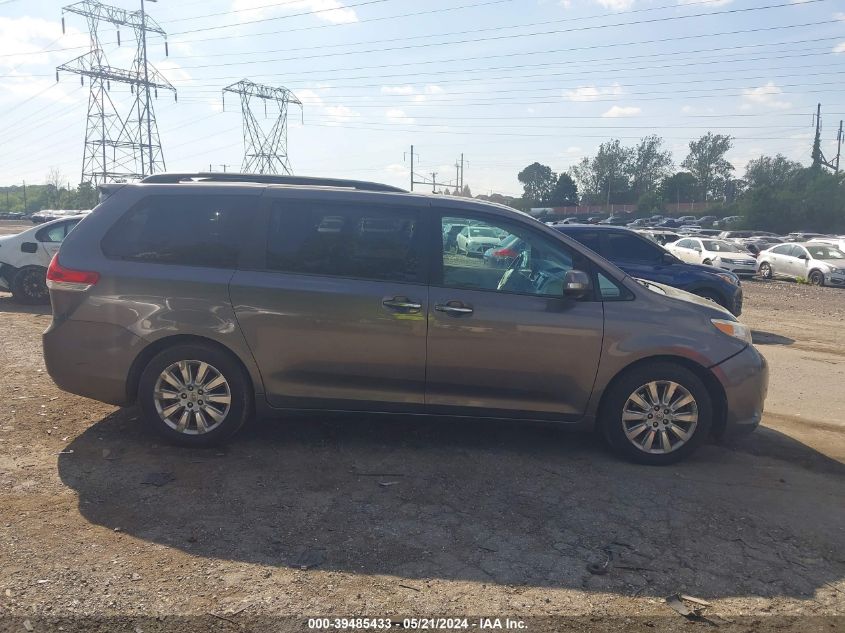 2013 Toyota Sienna Limited 7 Passenger VIN: 5TDDK3DC4DS053952 Lot: 39485433