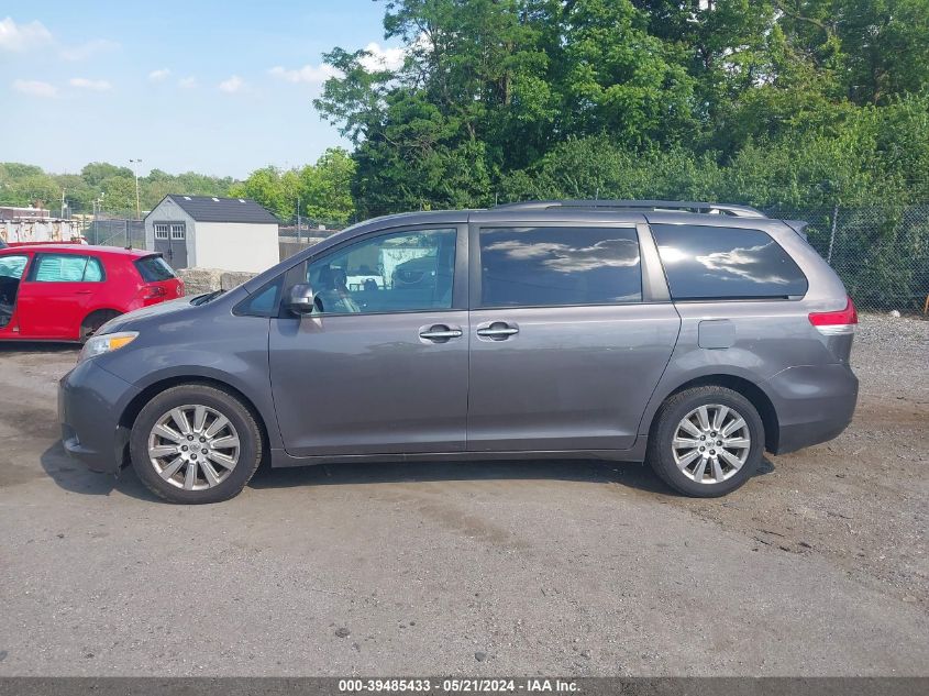 2013 Toyota Sienna Limited 7 Passenger VIN: 5TDDK3DC4DS053952 Lot: 39485433