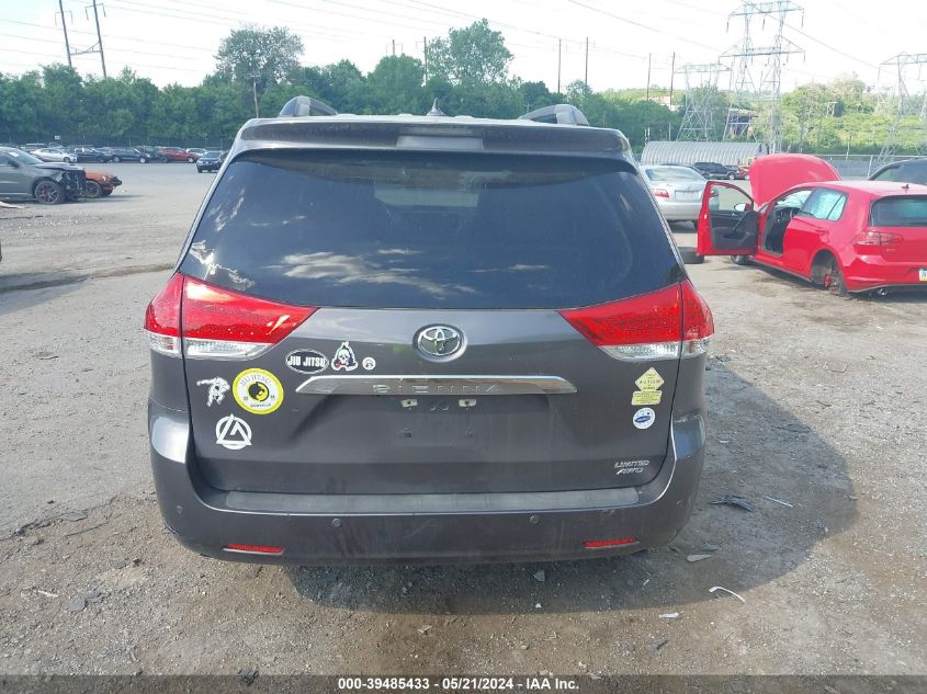 2013 Toyota Sienna Limited 7 Passenger VIN: 5TDDK3DC4DS053952 Lot: 39485433