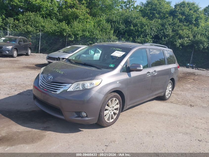 2013 Toyota Sienna Limited 7 Passenger VIN: 5TDDK3DC4DS053952 Lot: 39485433