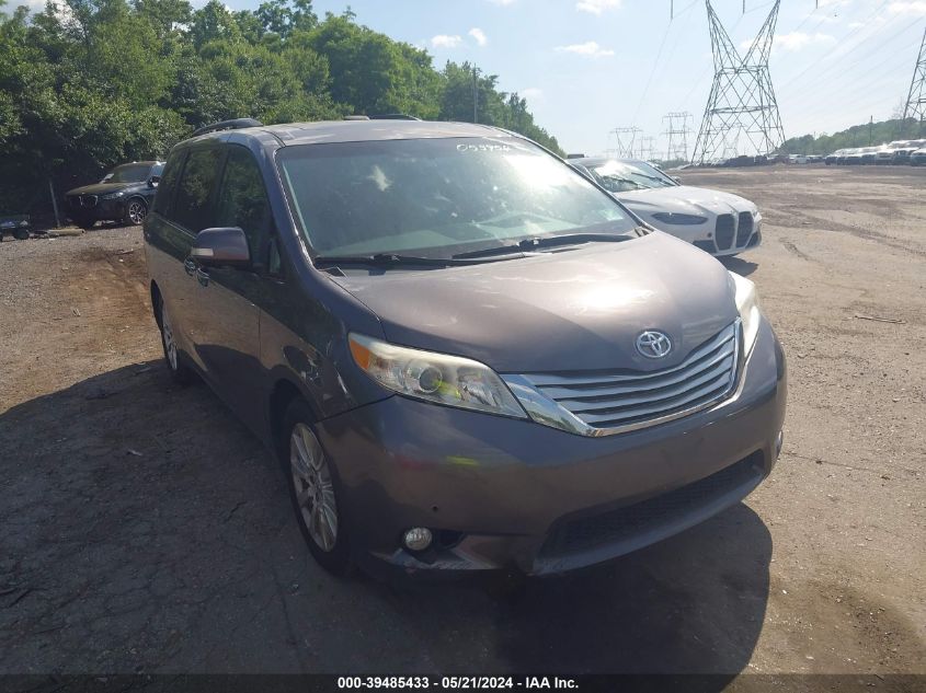 2013 Toyota Sienna Limited 7 Passenger VIN: 5TDDK3DC4DS053952 Lot: 39485433