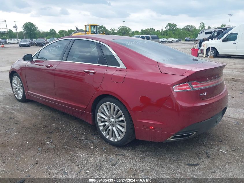 2015 Lincoln Mkz VIN: 3LN6L2J94FR600874 Lot: 39485439