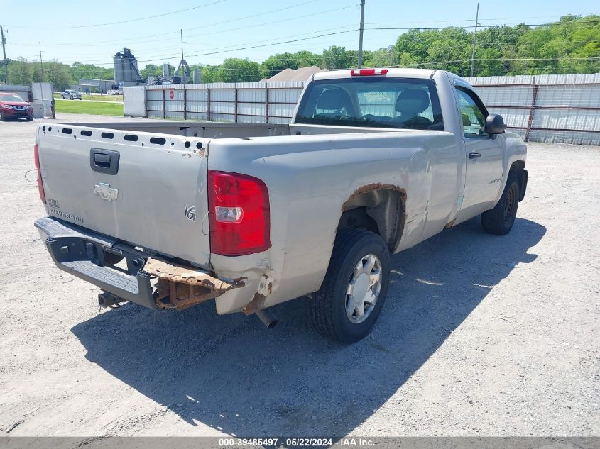 2008 Chevrolet Silverado 1500 Work Truck VIN: 1GCEC14X18Z284191 Lot: 39485497