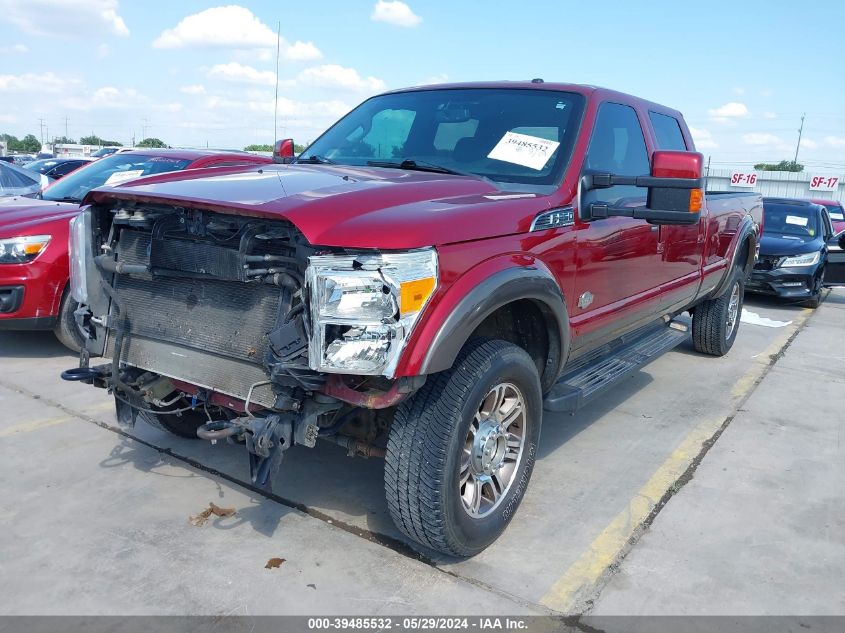 2015 Ford F-350 Lariat VIN: 1FT8W3BT4FEB87331 Lot: 39485532