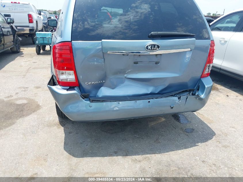 2012 Kia Sedona Lx VIN: KNDMG4C78C6492212 Lot: 39485534