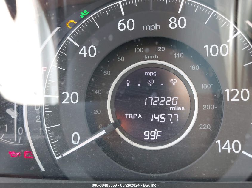 2014 Honda Cr-V Ex-L VIN: 5J6RM3H73EL017373 Lot: 39485569