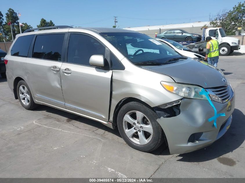 2015 Toyota Sienna Le 8 Passenger VIN: 5TDKK3DC1FS683566 Lot: 39485574