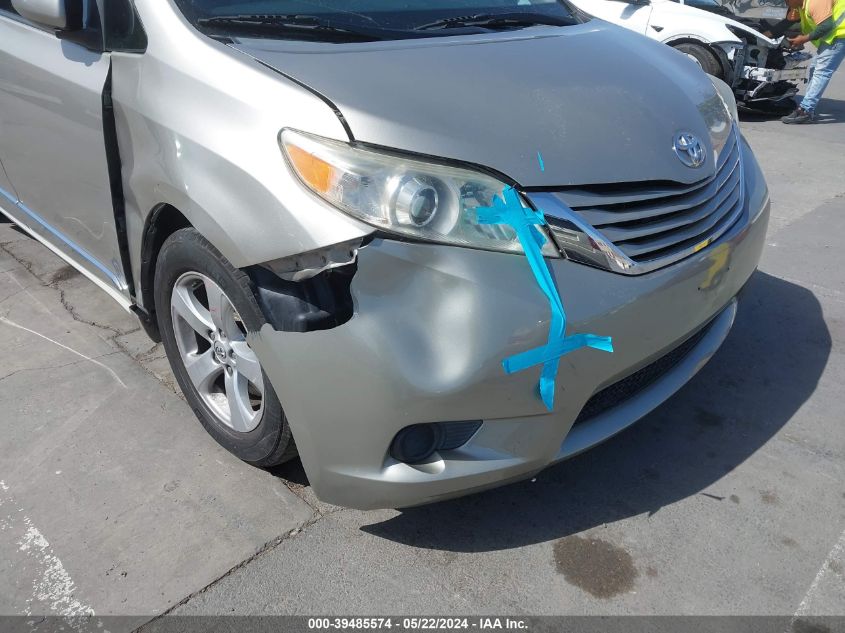 2015 Toyota Sienna Le 8 Passenger VIN: 5TDKK3DC1FS683566 Lot: 39485574